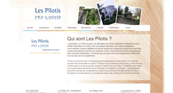 Desktop Screenshot of les-pilotis.be