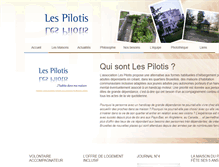 Tablet Screenshot of les-pilotis.be